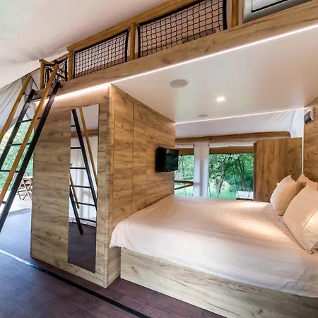Nyaraló Luxury Safari Tents For Family Getaway Set Within The Grounds Of A Vineyard In Slovenia