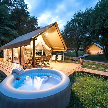 Luxury Safari Tents For Family Getaway Set Within The Grounds Of A Vineyard In Slovenia Maribor