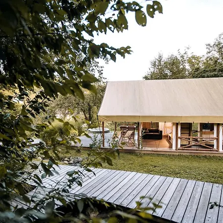 Luxury Safari Tents For Family Getaway Set Within The Grounds Of A Vineyard In Slovenia *