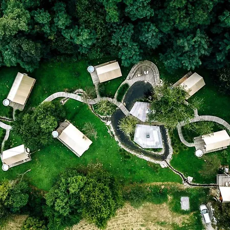 Nyaraló Luxury Safari Tents For Family Getaway Set Within The Grounds Of A Vineyard In Slovenia